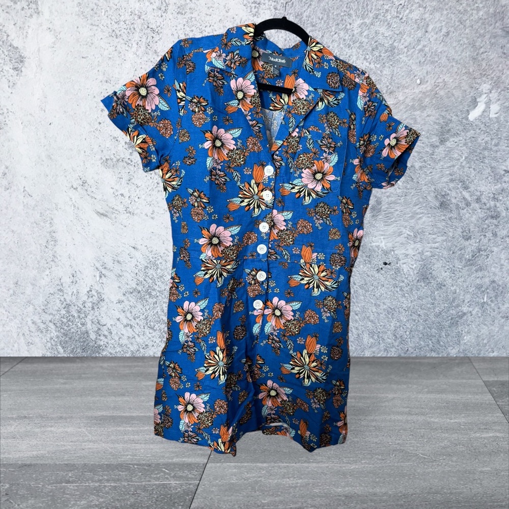 ModCloth Summer Camp Solstice Romper. NWT - Picture 2 of 5